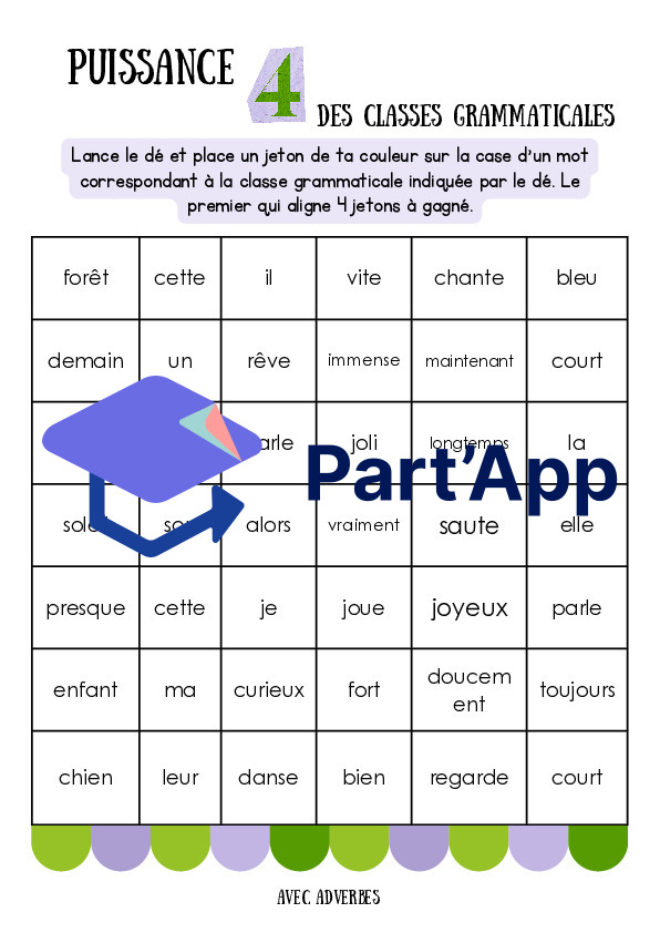 Puissance 4 classes grammaticales_3