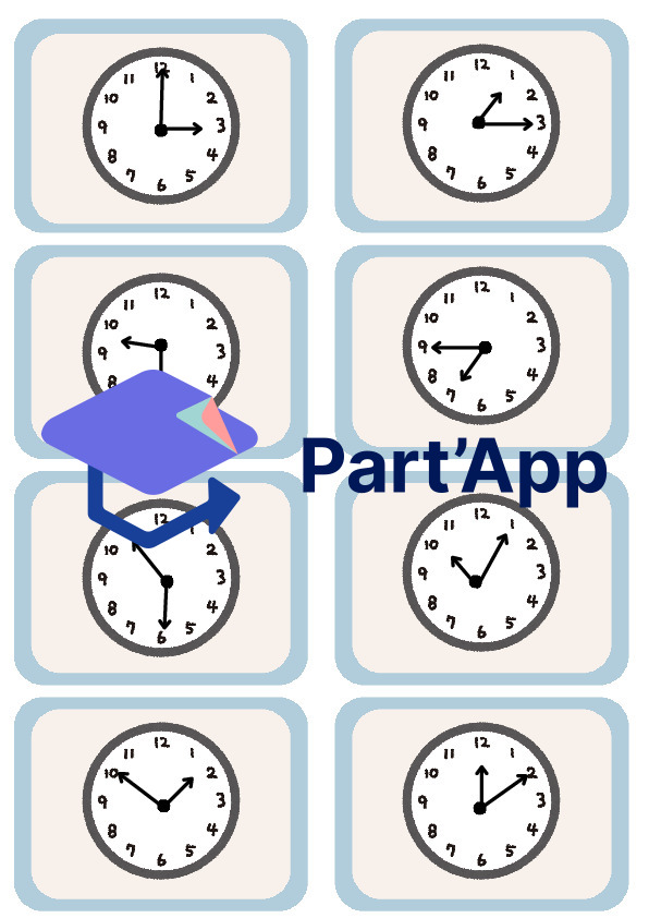 Mémory pour apprendre les heures en allemand_16