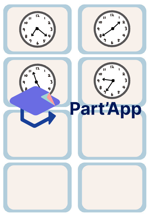 Mémory pour apprendre les heures en allemand_24