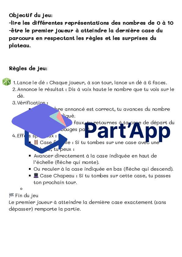 Jeu de l'oie sur les nombres de 0 à 10_3