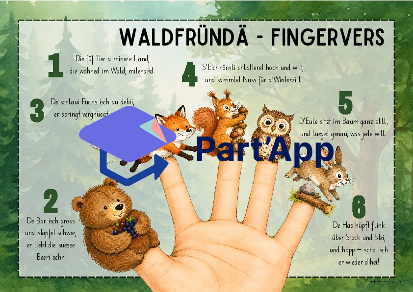 Fingervers Waldfrüändä / Waldfreunde_6