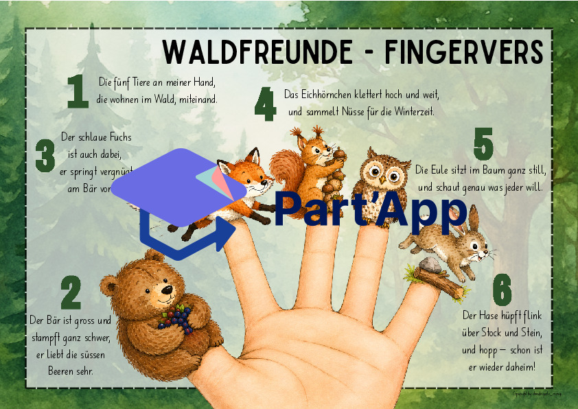 Fingervers Waldfrüändä / Waldfreunde_7