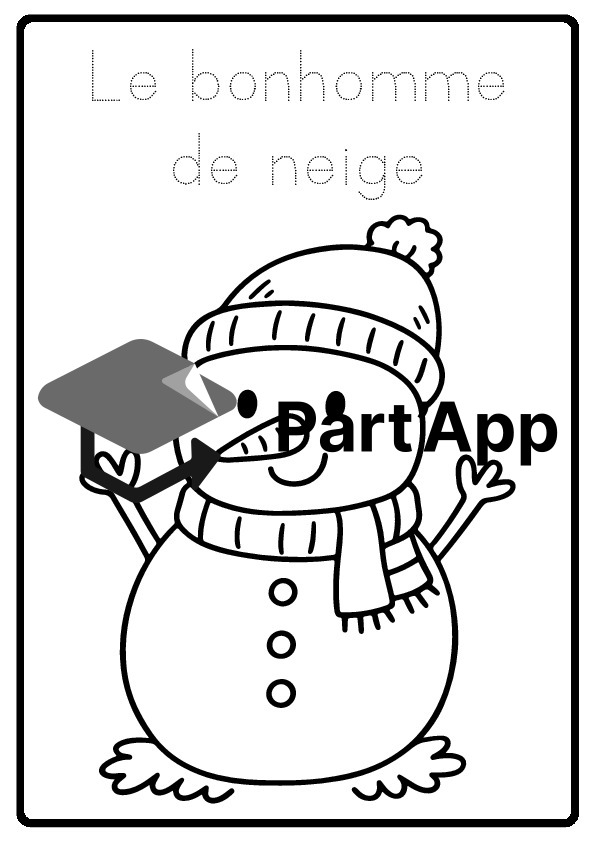 Cahier de coloriage Hiver_8