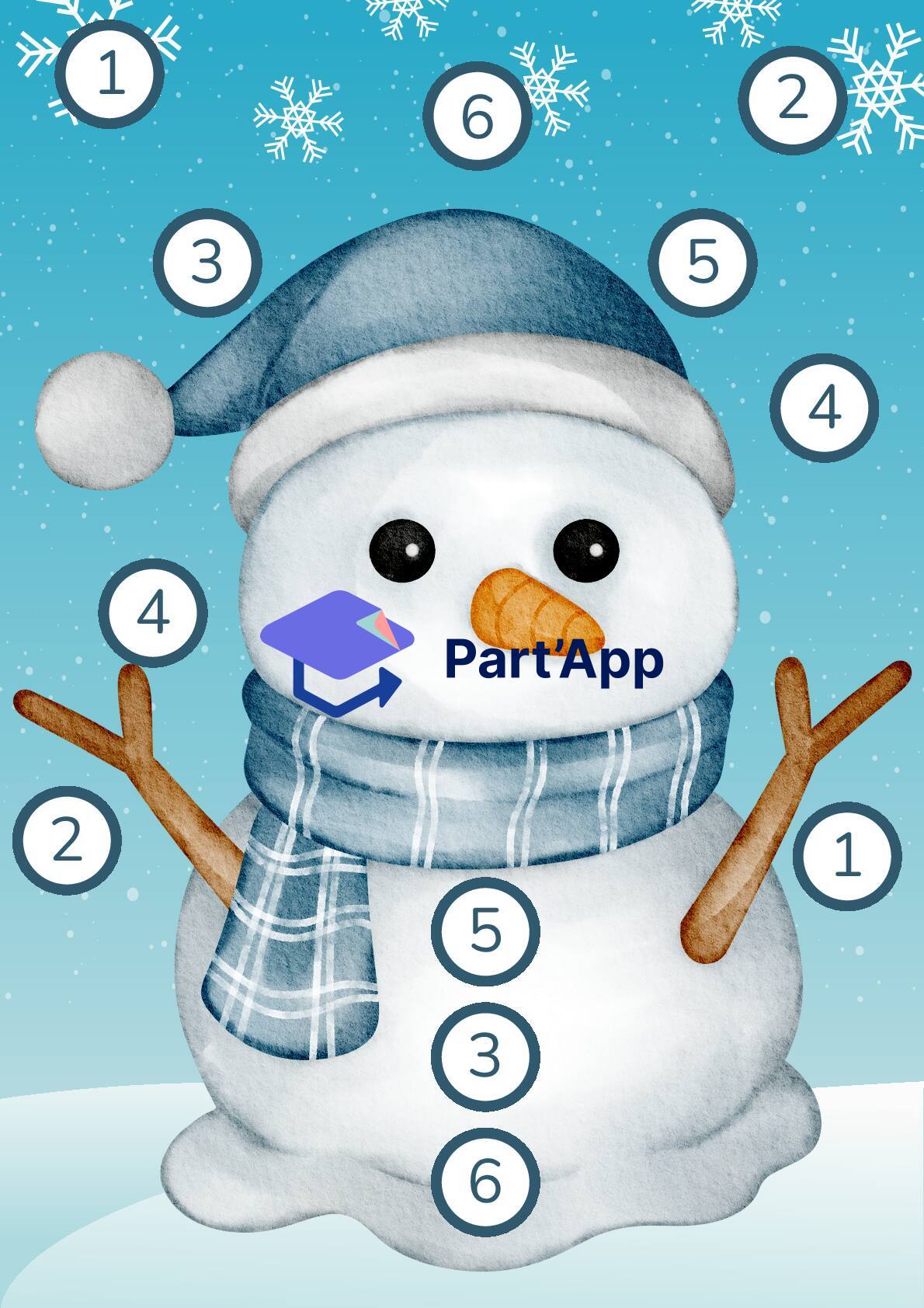 Jeu hiver maths - Passage d'une quantité au chiffre graphique_2