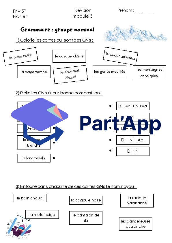 Français 5P - Révision module 3_2