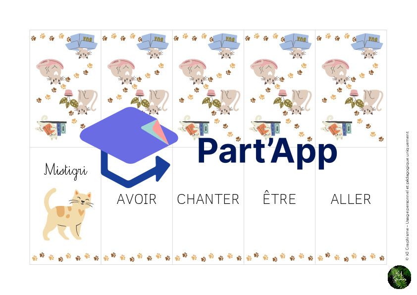 🐱 Mistigri des verbes – Infinitif et verbe conjugué_3