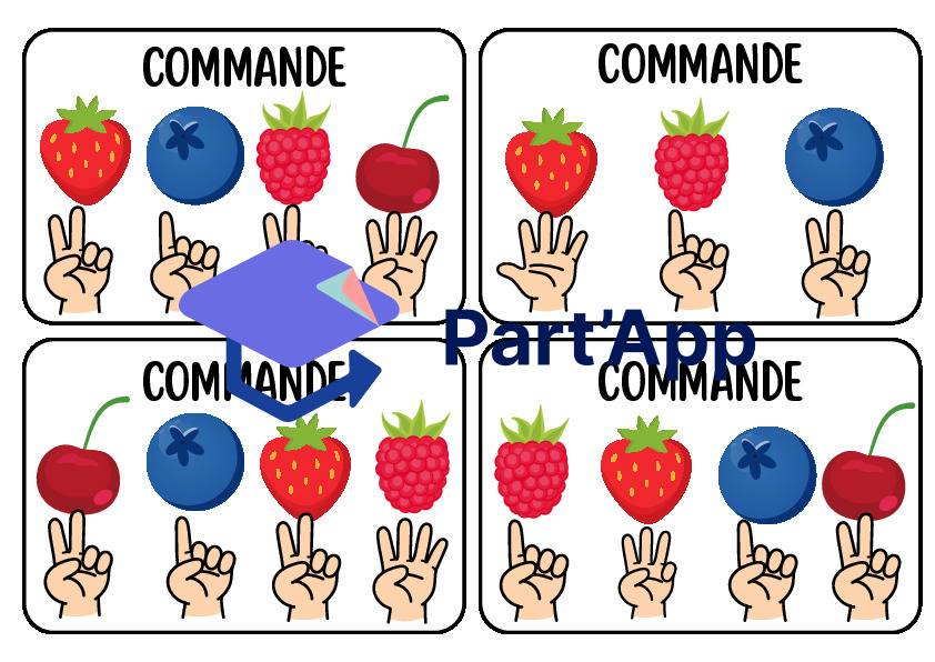 Jeu du Restaurant Imprimable | Fiches Symboliques & Carnet de Commande 1H-2H_9