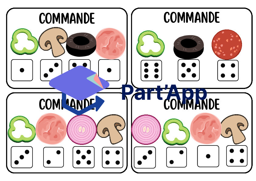 Jeu du Restaurant Imprimable | Fiches Symboliques & Carnet de Commande 1H-2H_11