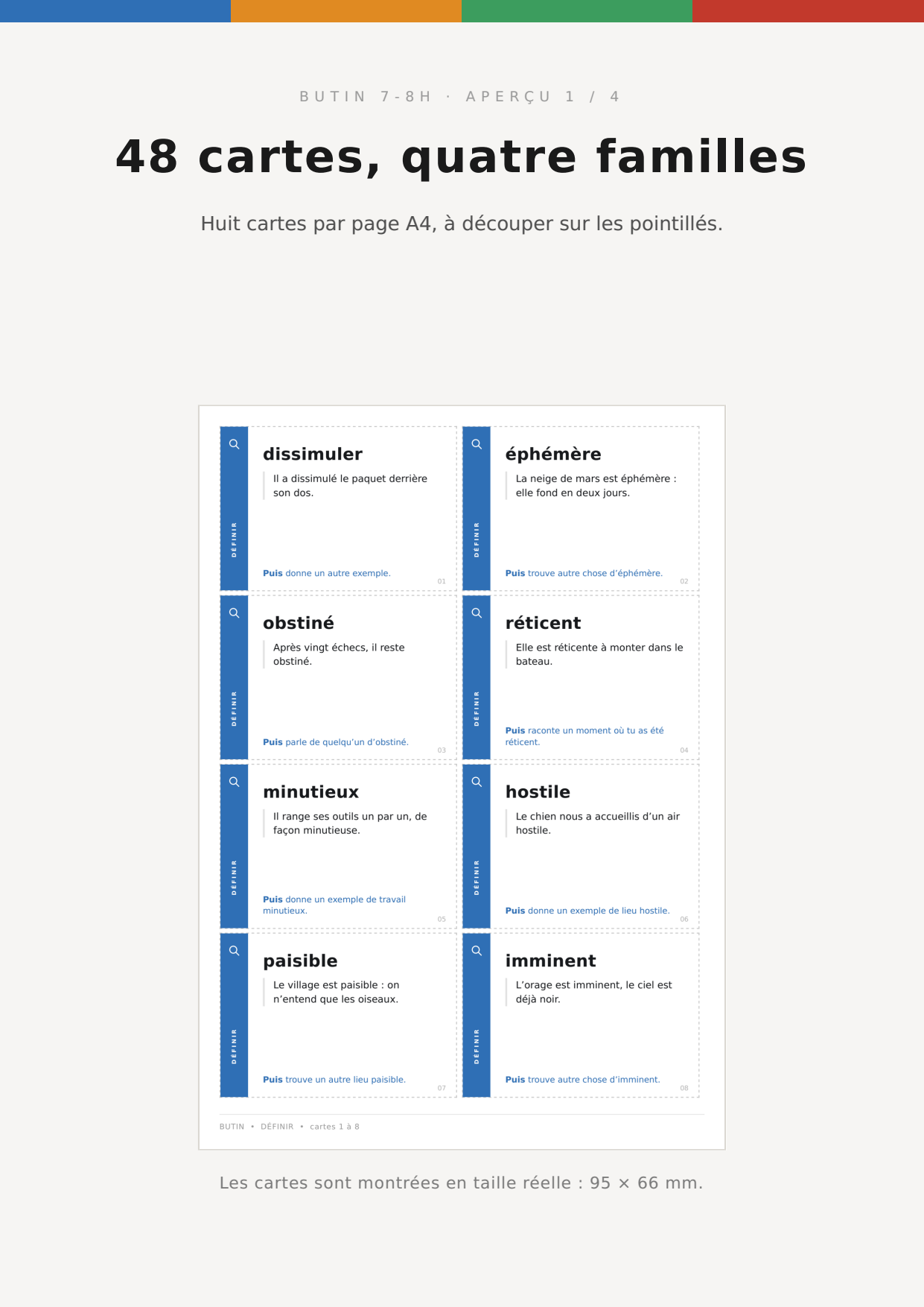 Butin 7-8H : 48 cartes pour enrichir son vocabulaire_12