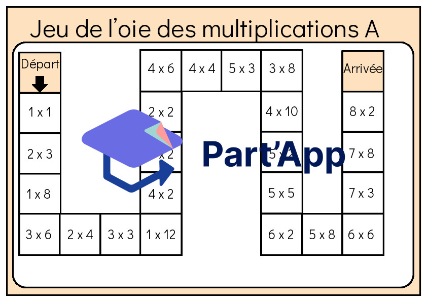 30 Plateaux de Jeux de Maths 5H-8H | Multiplications, Additions & Geometrie_2