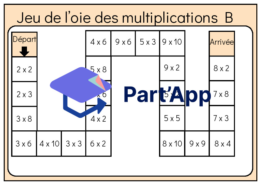 30 Plateaux de Jeux de Maths 5H-8H | Multiplications, Additions & Geometrie_3