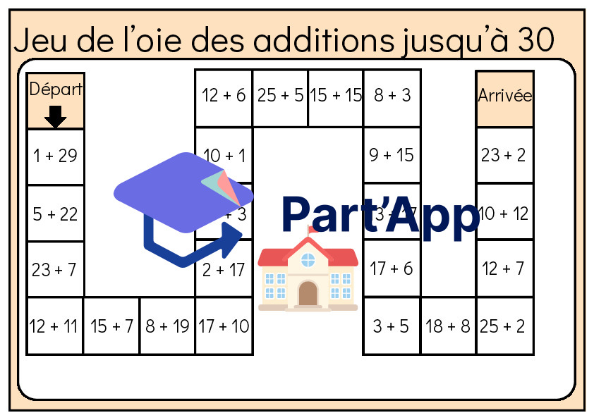 30 Plateaux de Jeux de Maths 5H-8H | Multiplications, Additions & Geometrie_11