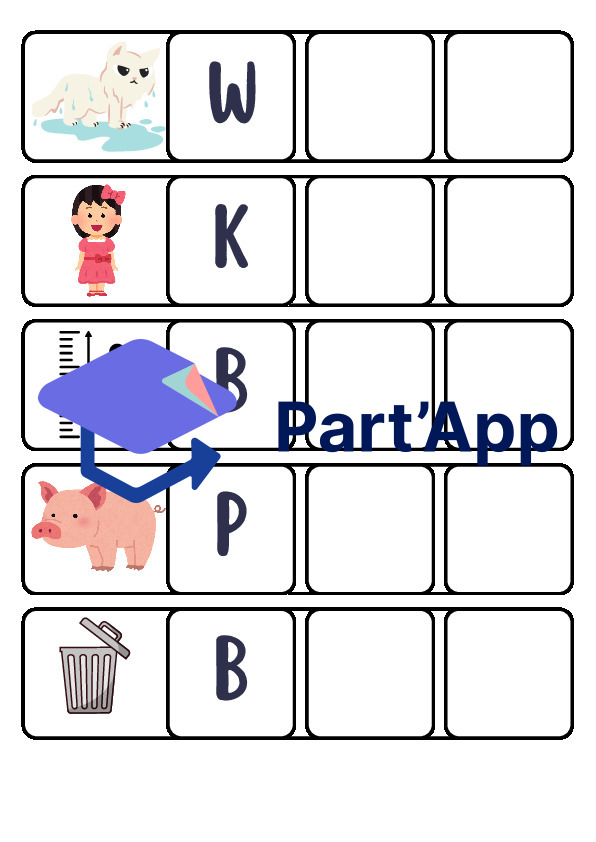 Cartes à plastifier – Mots CVC en Anglais (Blending & Phonics) - Atelier Autonome_11