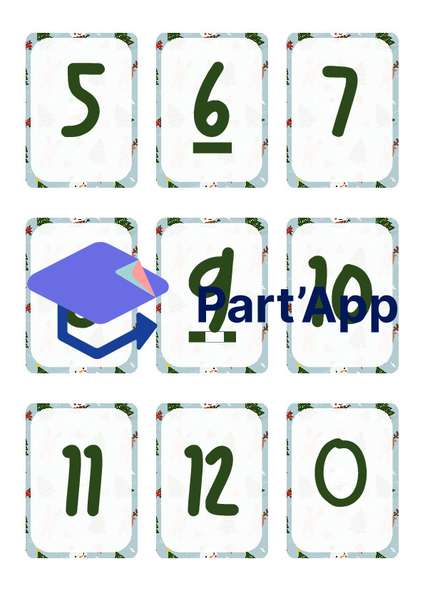 Jeu de la bataille des chiffres de 0 à 12_6