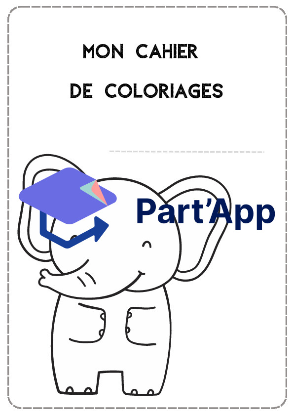 Cahier de coloriages - Thème de la Savane_2