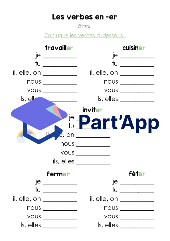 Rituel conjugaison des verbes en -er_7