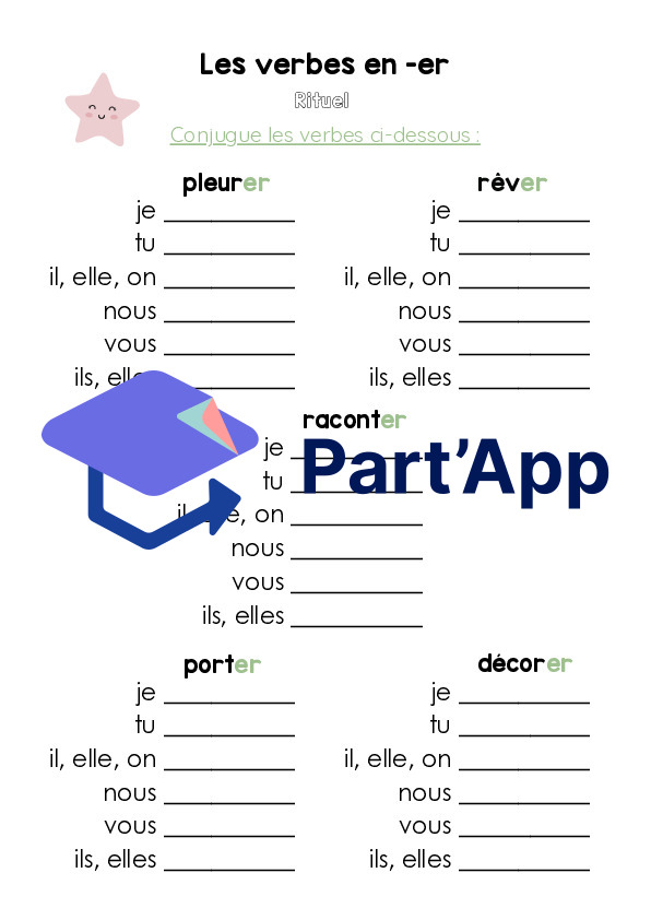 Rituel conjugaison des verbes en -er_8