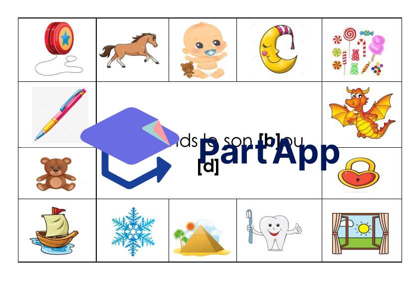 Carte à pinces sons b et d_2