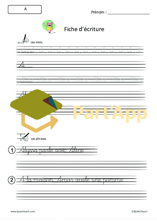 Majuscules cursives – Dossier de 26 pages_2
