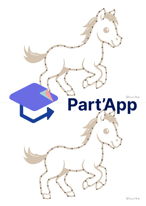 🐎 Pony image à broder carte à coudre_2