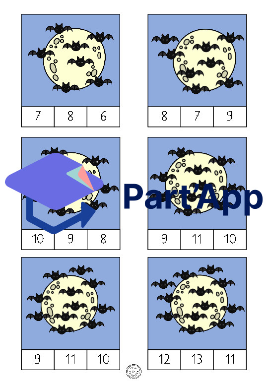 Cartes à compter Chauve-souris Lune_4