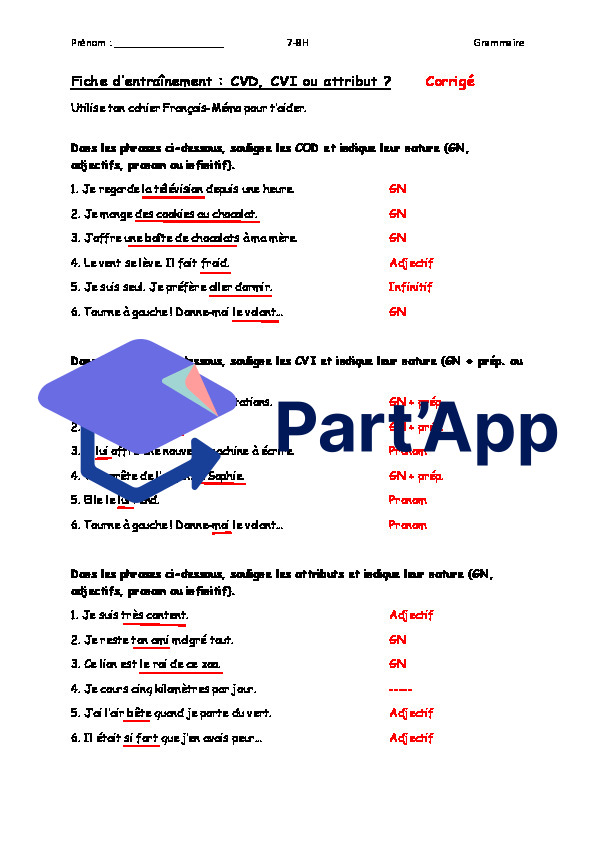 CVD, CVI ou attribut_EXERCICE_4