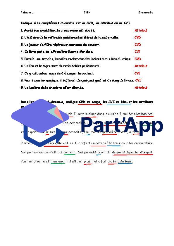 CVD, CVI ou attribut_EXERCICE_5