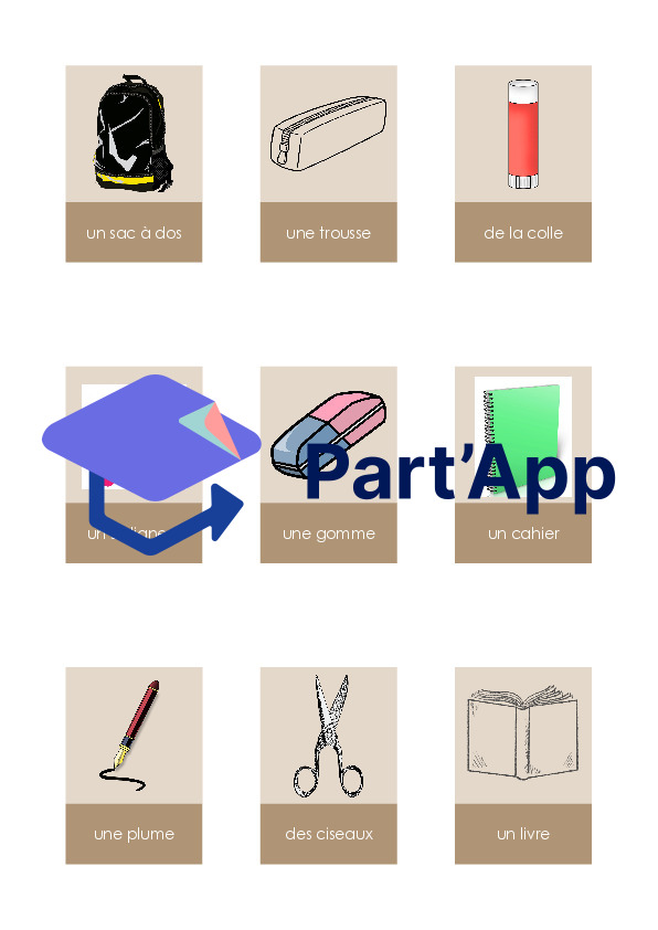 cartes - l'école / la classe_13