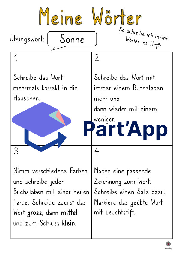 Meine Wörter - Übungsheft zu individuellen Lernwörtern_9