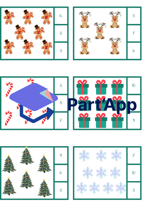 Noël - Cartes à pinces 1 à 15_2
