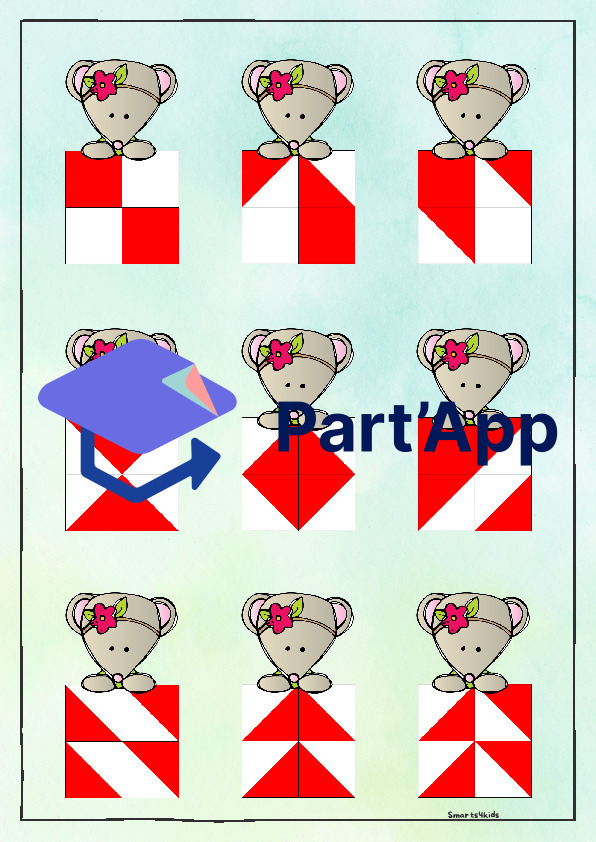 🐭 Modèles de mosaïque en cubes de souris 2x2_2