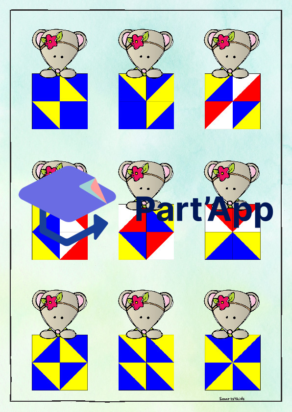 🐭 Modèles de mosaïque en cubes de souris 2x2_3