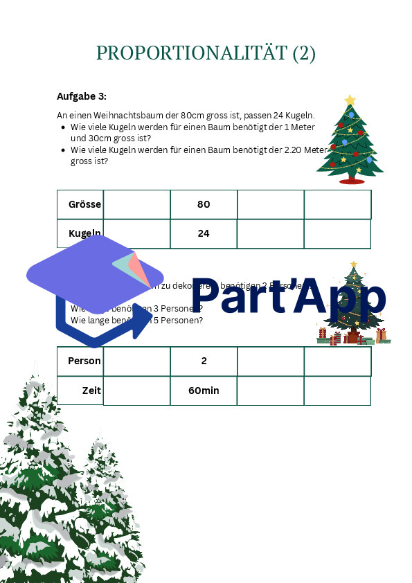 Weihnachtsaufgaben Proportionalität_3
