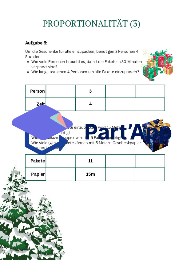Weihnachtsaufgaben Proportionalität_4