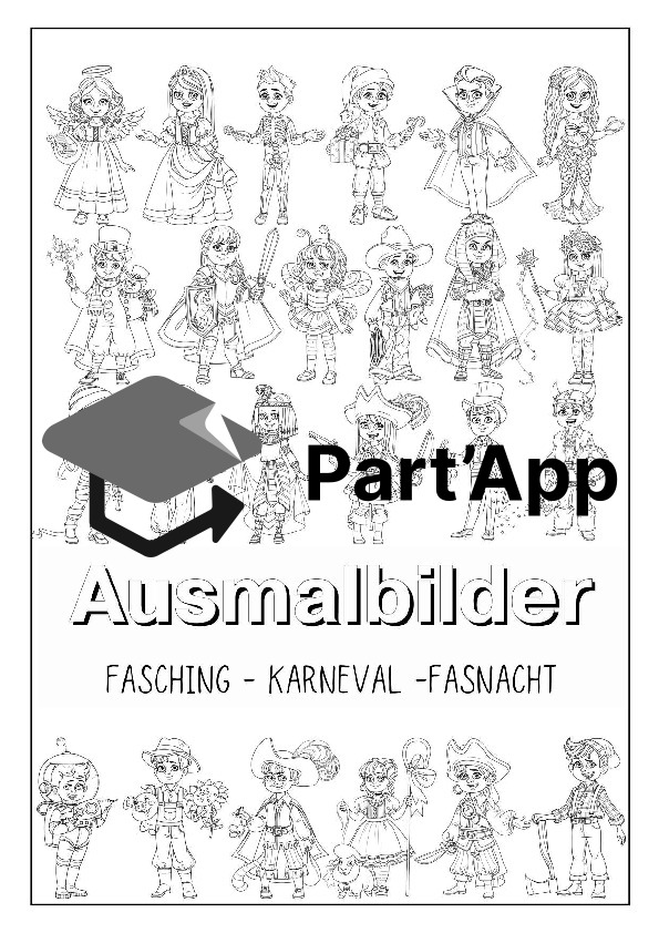 25 Ausmalbilder Fasnacht_2