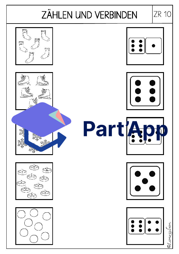 Mathe - Arbeitsblätter für den Kindergarten (Winter)_6