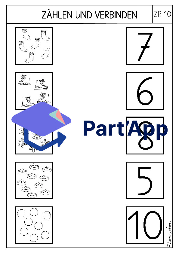 Mathe - Arbeitsblätter für den Kindergarten (Winter)_7