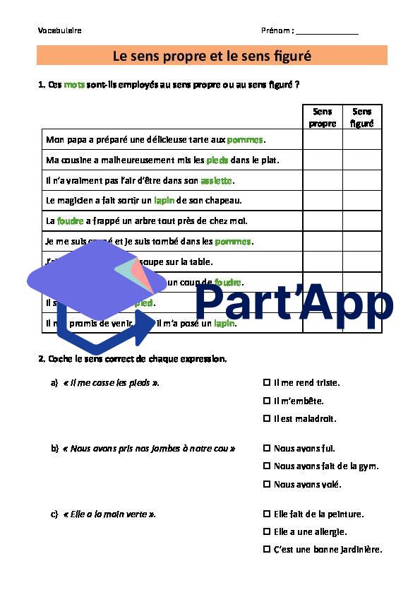 Le sens propre et le sens figuré module 1 6H_2