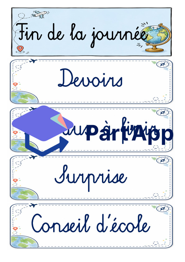 Affichage Ordre du jour - Tour du monde_6