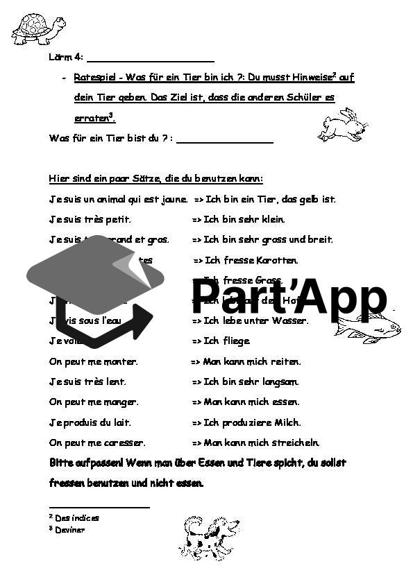 Apprendre sur les animaux et leur bruits en allemand_8