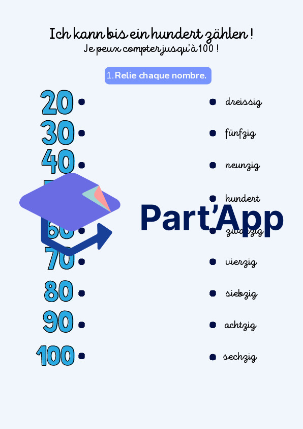 Nombres jusqu'à 100 - petits exercices_2