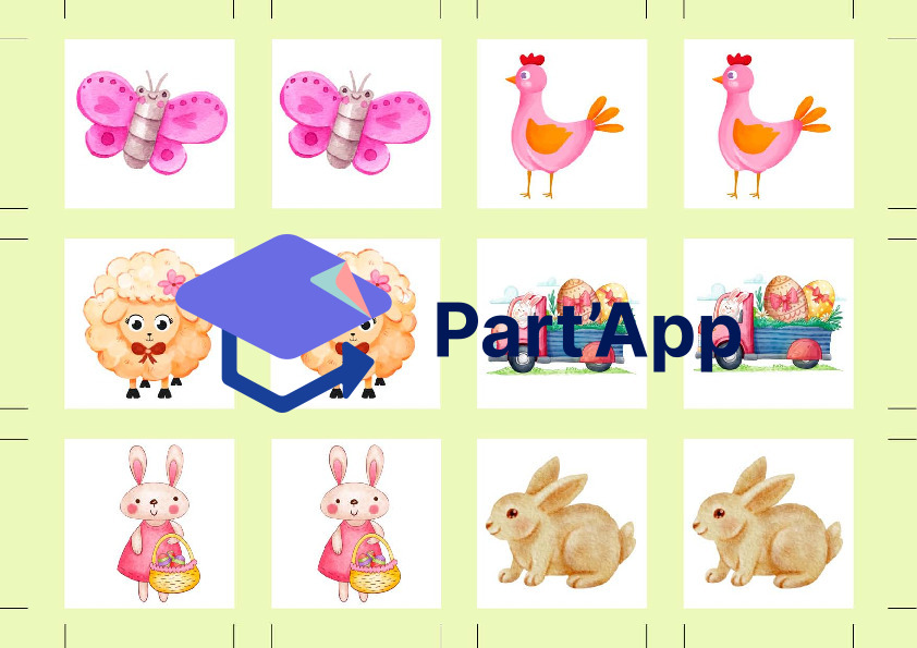 Merkspiel / Legespiel / Paare finden Ostern_3
