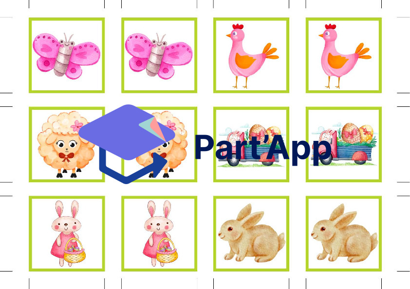 Merkspiel / Legespiel / Paare finden Ostern_7