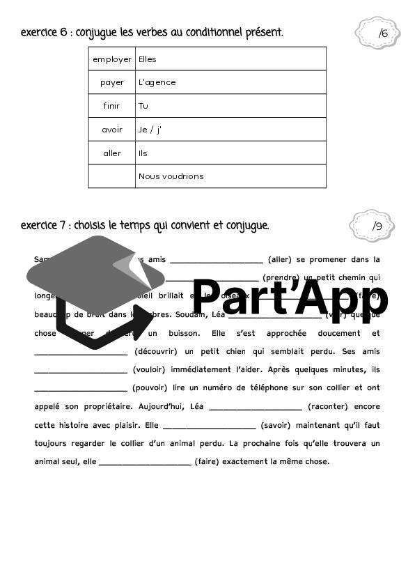Evaluation conjugaison révision de 7P_4