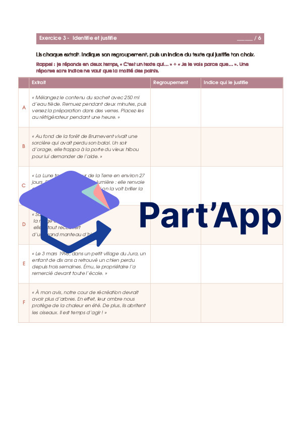 Français - Evaluation sommative - les regroupements de genres_4