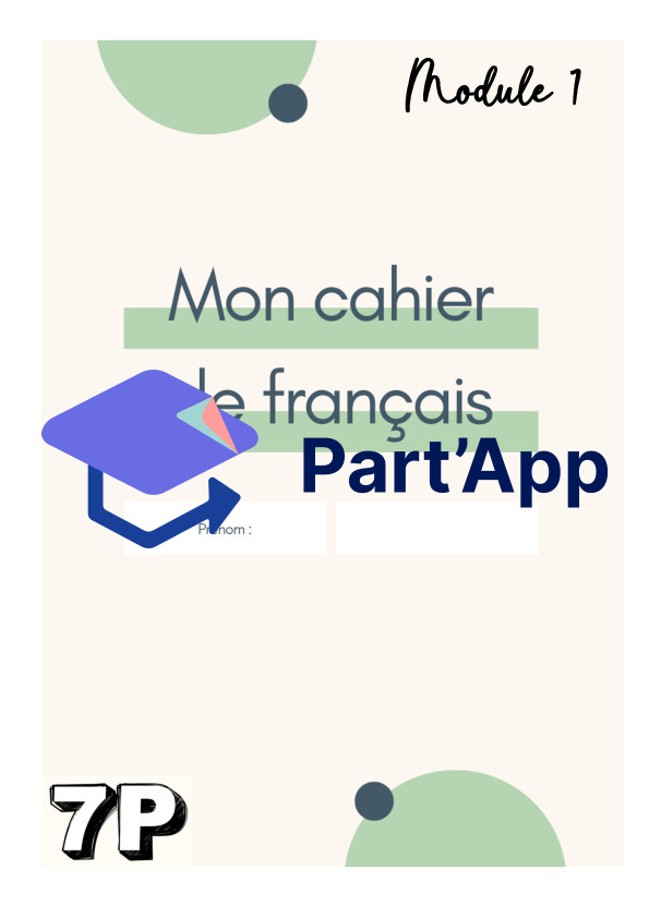 Français 7P - Dossier Module 1 Exercices_2