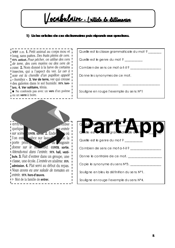 Français 7P - Dossier Module 1 Exercices_9