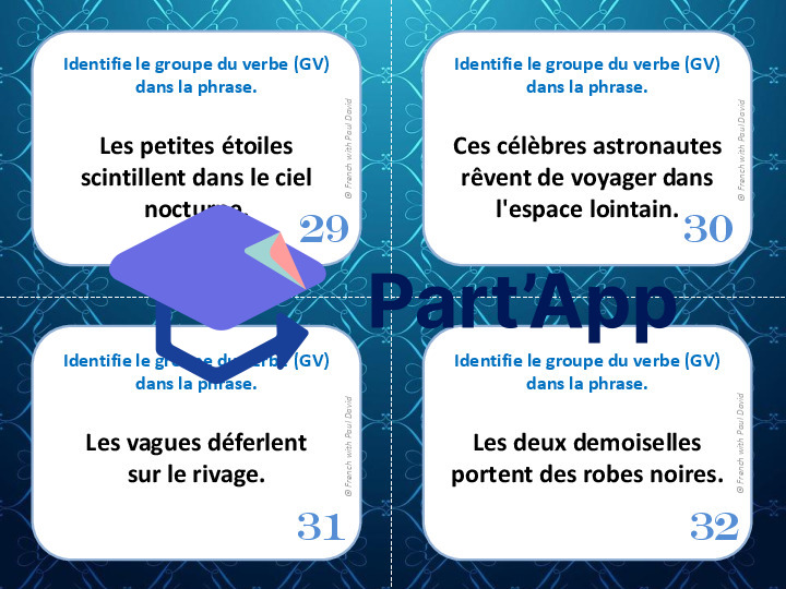 Le groupe du verbe - 32 cartes à tâches_19