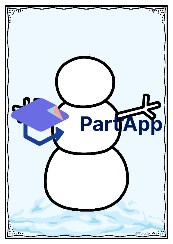 Complète le bonhomme de neige !_4