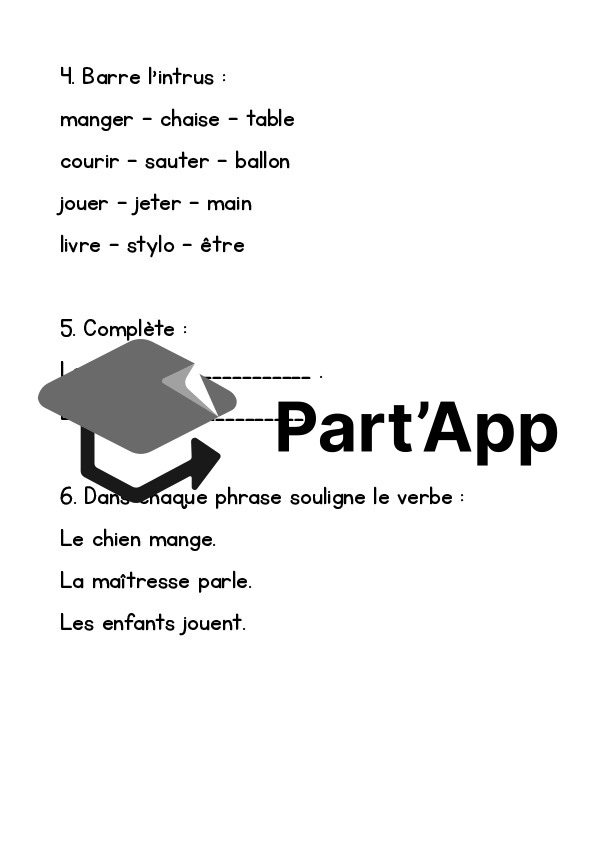 Ceinture d'orthographe ⚪ blanche – Genre et verbe_32